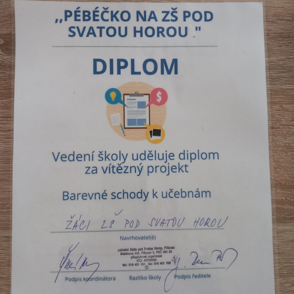 Školní Pébéčko na Základní škole pod Svatou Horou