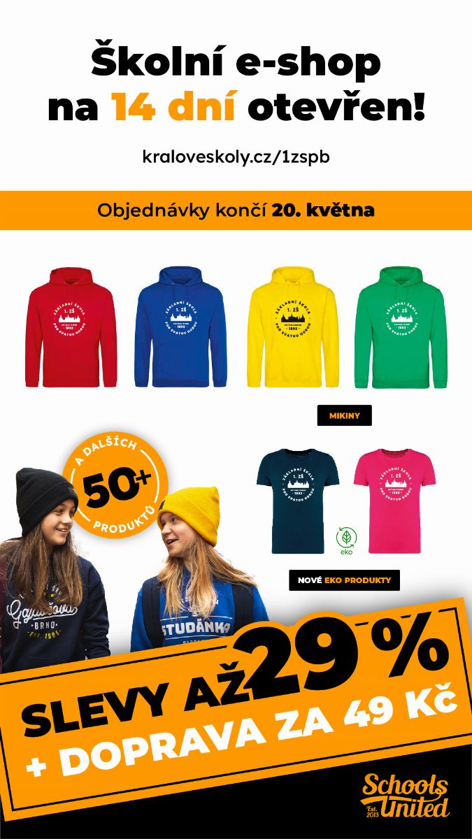 Plakát - e-shop s kolekcí školního oblečení