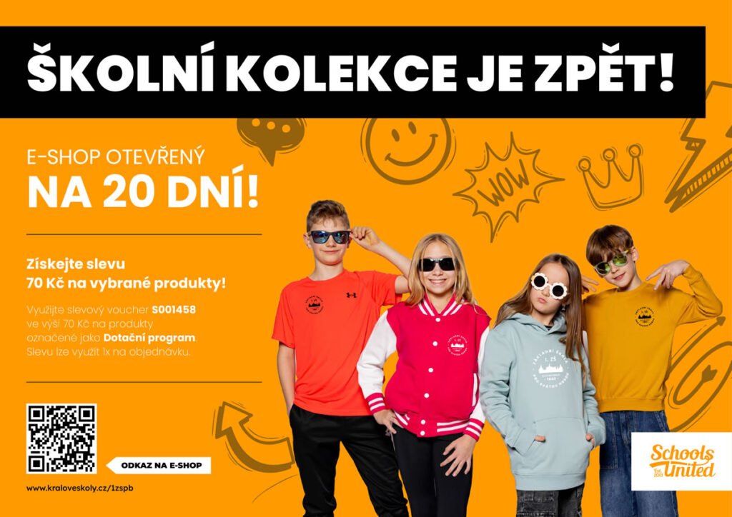 Eshop se školní kolekcí je opět online