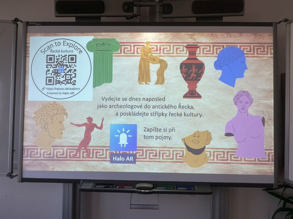 Rozšířená realita v hodině Dějepisu
